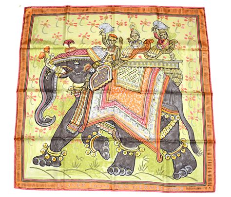 Hermes Scarf Elephant 